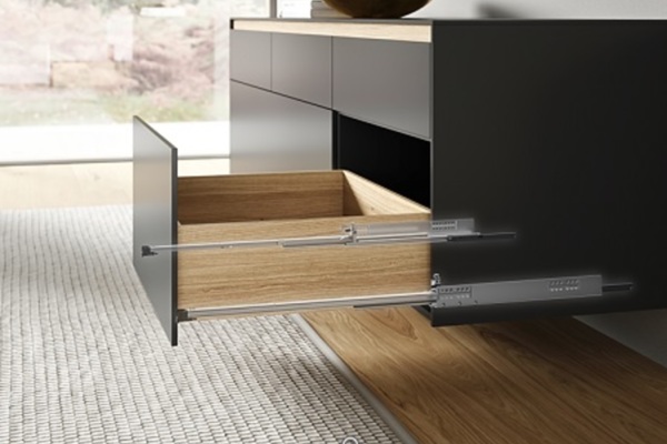 Nouvelle coulisse Quadro 5D de Hettich